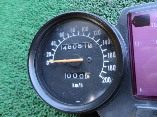 GSX450E ゴキ 純正 当時物 200㎞ メーター スピード・タコ・FUEL確認