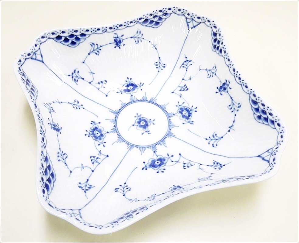 ▽ ロイヤルコペンハーゲン ROYAL COPENHAGEN ブルーフルーテッド