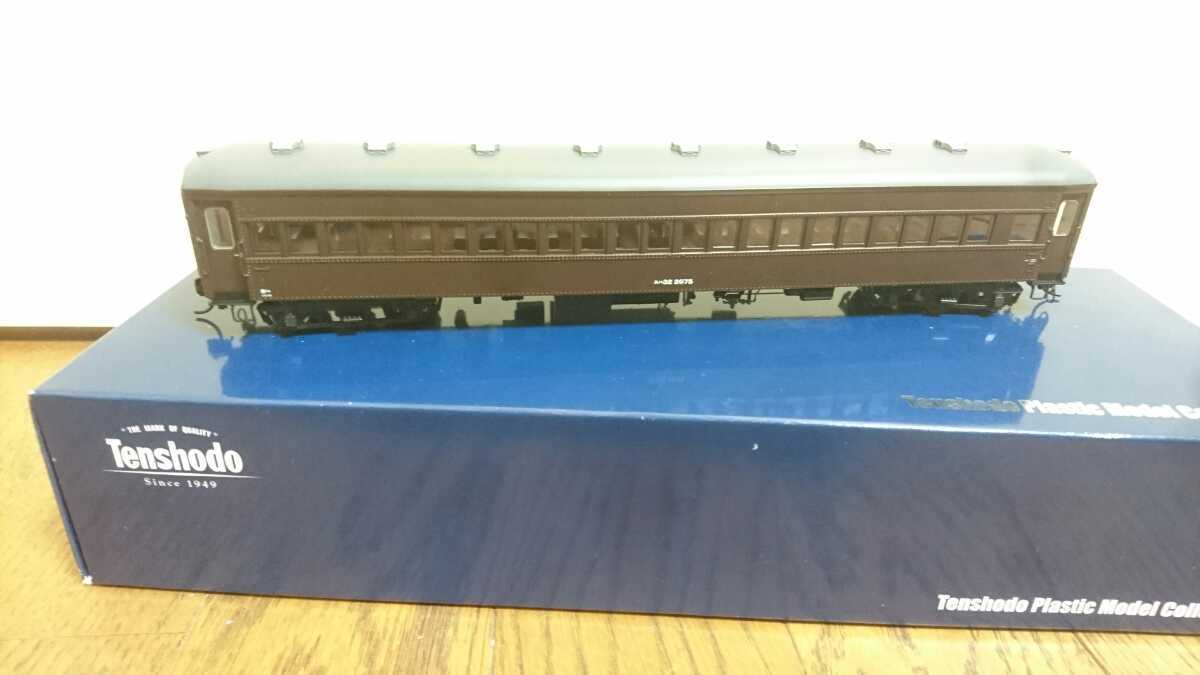 天賞堂57009 スハ32系客車スハ32円屋根車ぶどう色2号