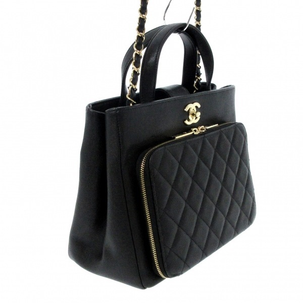 シャネル CHANEL トートバッグ A93750 スモールショッピングバッグ 