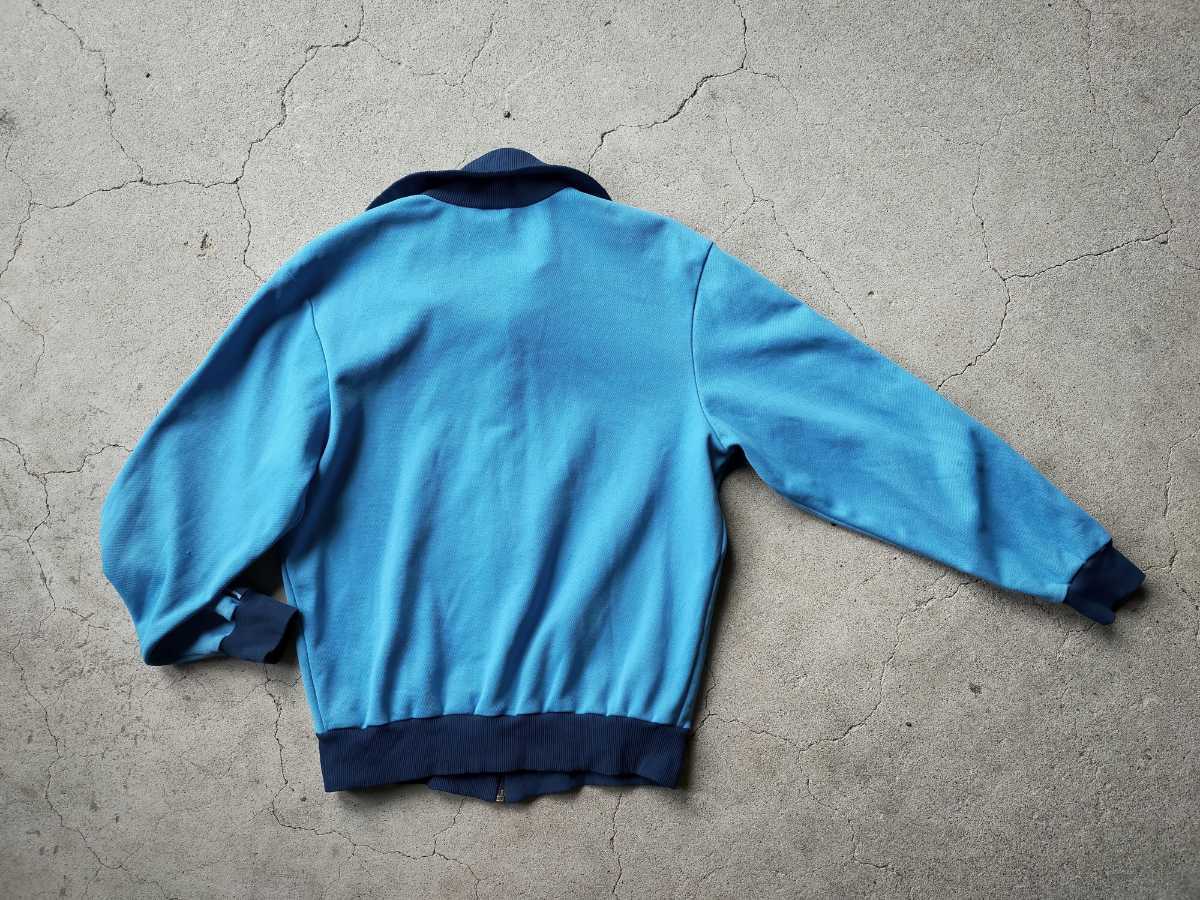 デサント期【size-3】adidas ジャージ 80s アディダス 水色 トラック 