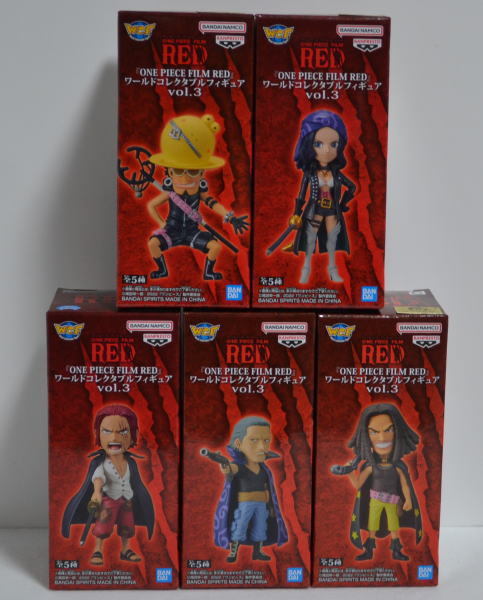 大得価，定番 ワンピース ワールドコレクタブルフィギュア ONE PIECE FILM RED Vol.3 全5種 フィルムレッド(ONE PIECE)｜売買されたオークション情報、yahooの商品情報をアーカイブ公開 - オークファン その他