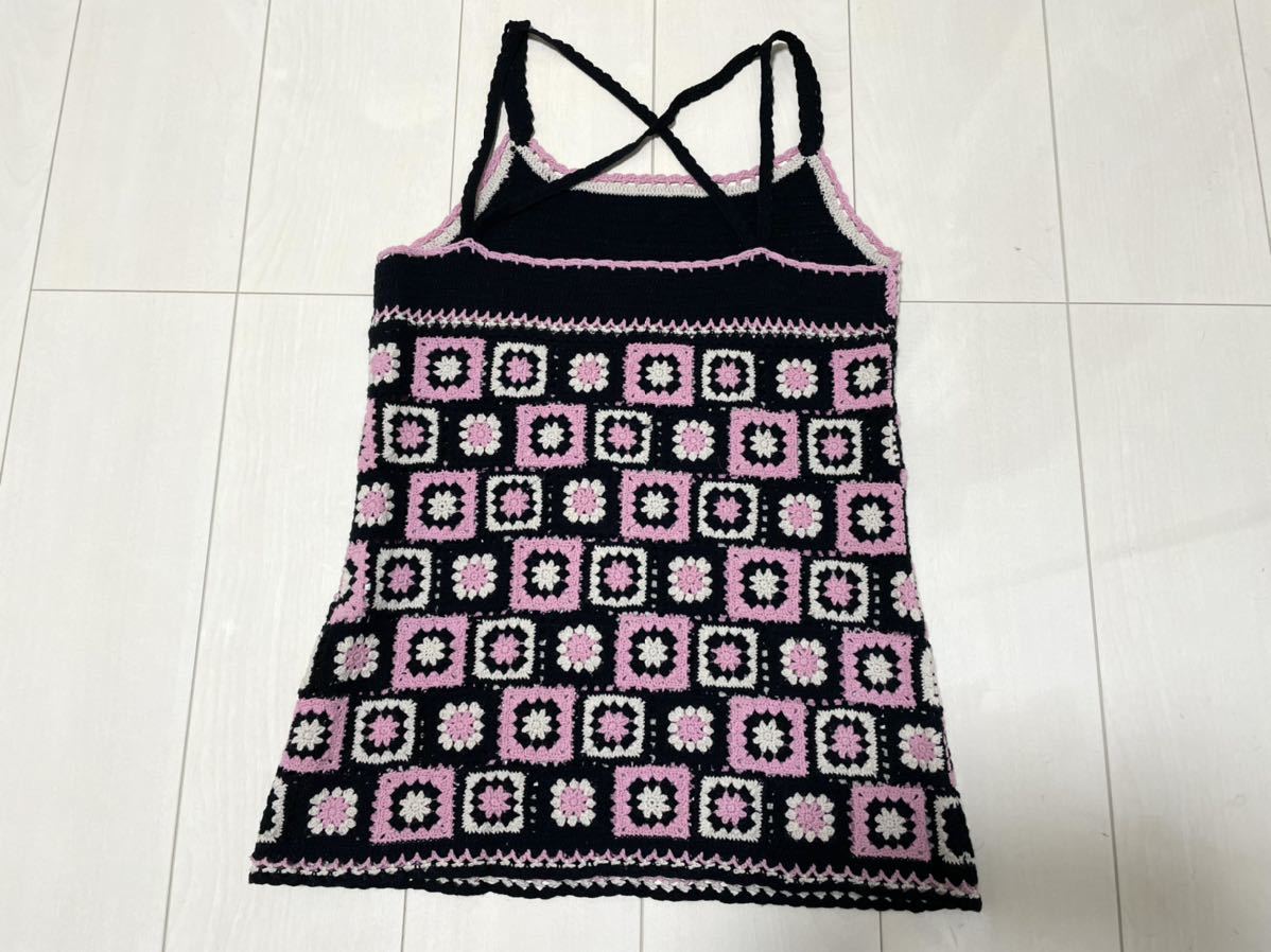 80s 90s 初期 HYSTERIC GLAMOUR ヒステリックグラマー 鍵編み ニット
