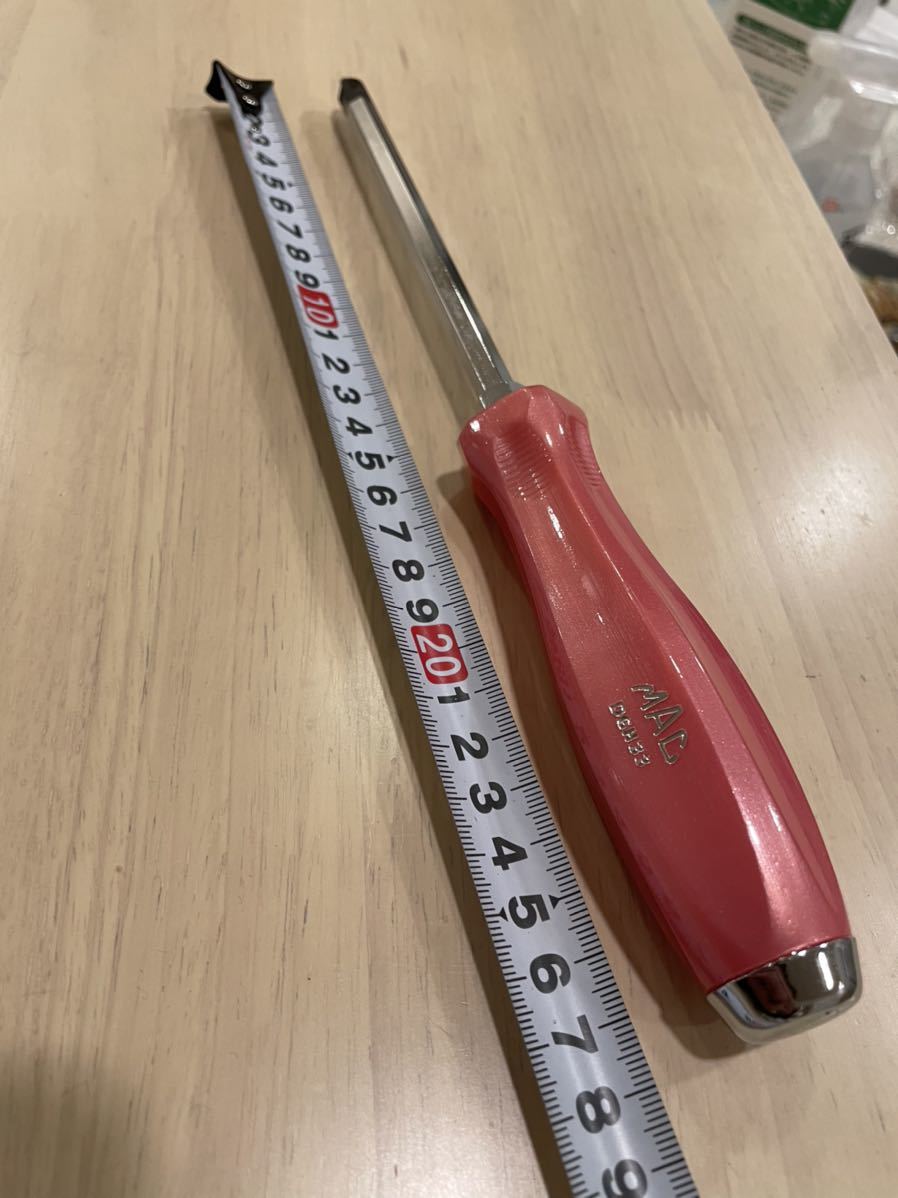 マックツール(mactools)限定さくらピンク貫通マイナスドライバー MAC 