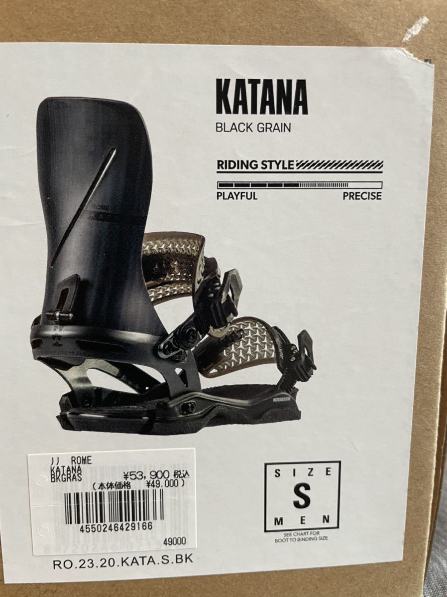 ROME SDS KATANA Sサイズ ブラック ROME KATANA SDS L katana