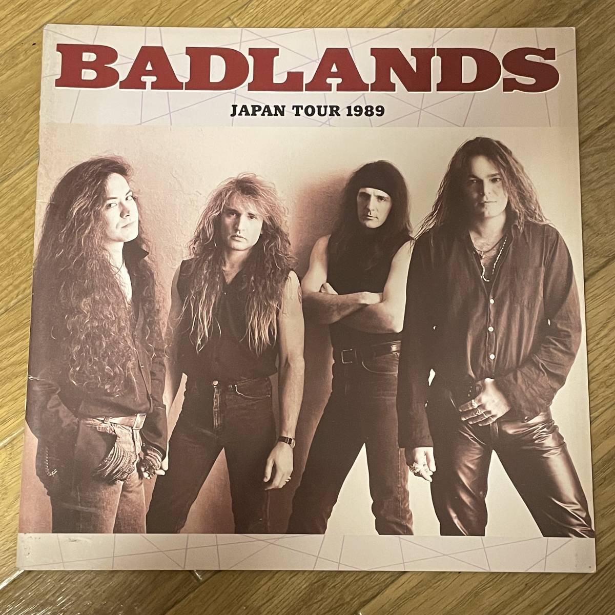 BADLANDS TOUR OF JAPAN 1989 ポスター(サイン入り) BADLANDS Japan Tour 1989 バッドランズ日本公演パンフレット ジェイク