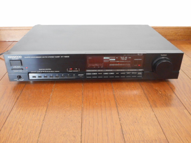 値下げしました！！　AM/FMステレオチュナー　KENWOOD　KT-1100D KENWOOD ケンウッド KT-1100D FM/AMチューナー メンテナンス済み 動作