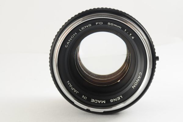 ☆美品☆CANON キャノン LENS FD 50mm F1.4 清潔感ある綺麗な