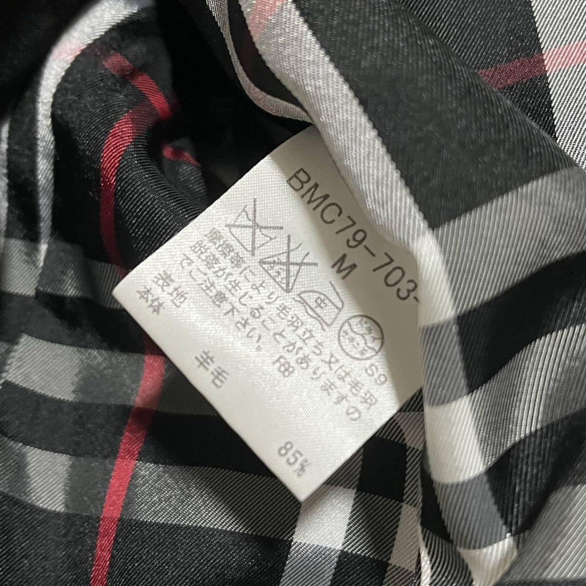 美品 名作 BURBERRY BLACK LABEL バーバリーブラックレーベル ドゥエ 