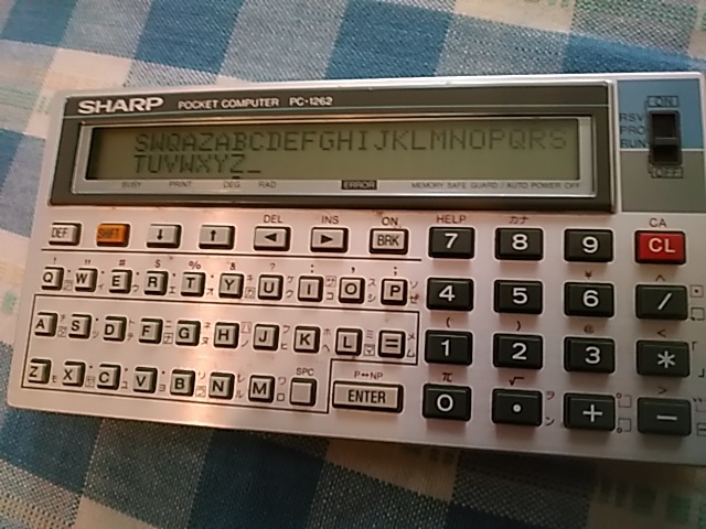 SHARP PC-1262 シャープ - 公式通販 名機SHARP ⁄ ポケット ポケット