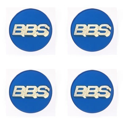 [在庫あり即納可]送料無料◆新品 正規品 BBS ブルー エンブレム センターキャップ Φ70 リング無 4個