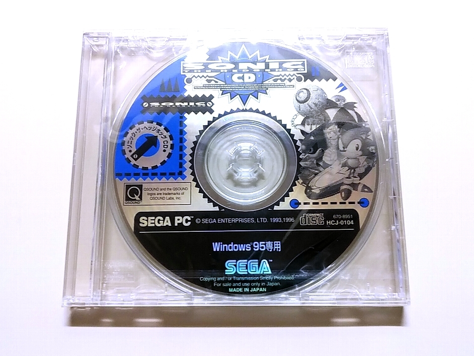 SEGA PC ◇ ソニック・ザ・ヘッジホッグCD SONIC THE HEDGEHOG CD +