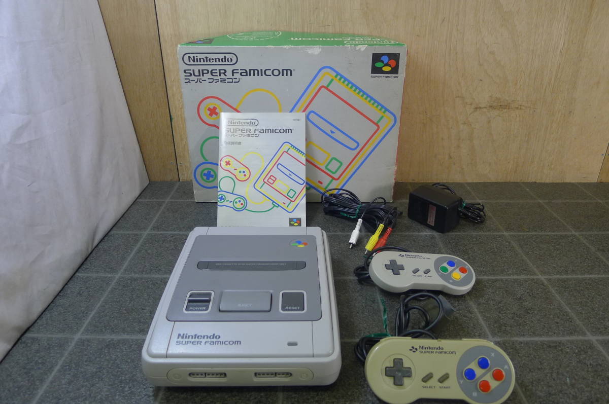 JJ055 任天堂 スーパーファミコン SHVC-001 コントローラー(SHVC-005)2