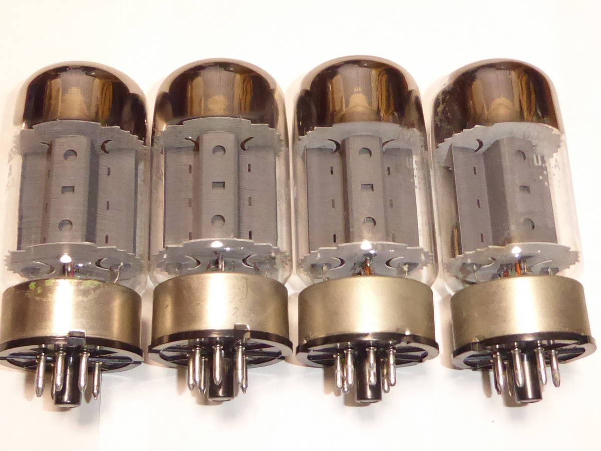 GENERAL ELECTRIC 6550A 真空管　1本 真空管 6550 GE 1本 その1 6550A 4本 米国 GE製 出力真空管 動作品