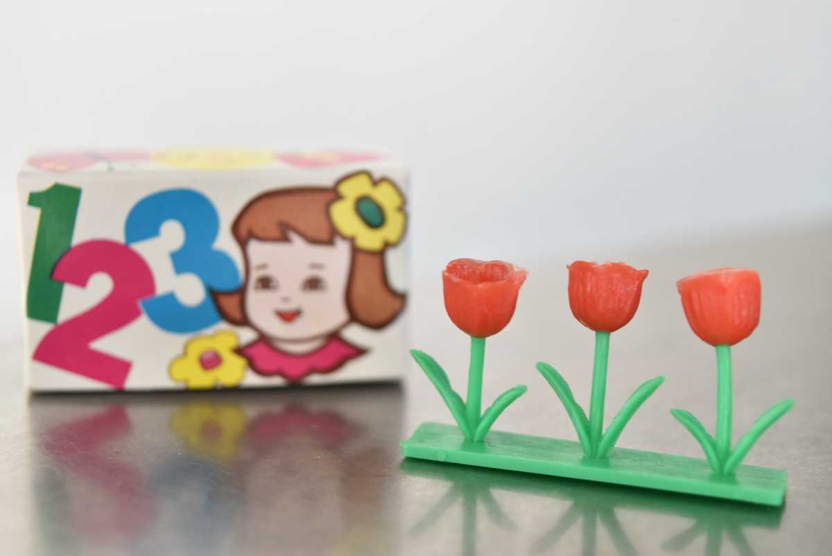 グリコ おまけ 花 チューリップ 検 食玩 昭和 レトロ 1960年代(グリコ