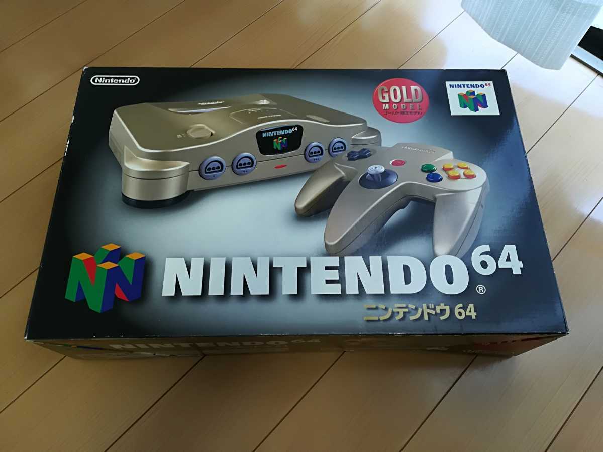 正規/デッドストック/未使用 NINTENDO64 ゴールドバージョン 