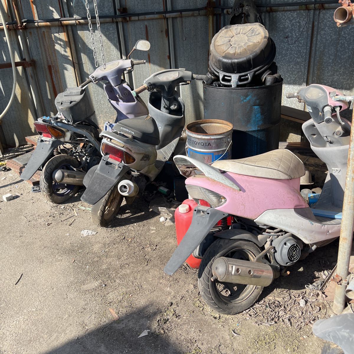 ホンダ Yahoo!オークション - 部品取り 不動 ライブディオの部品取り車 