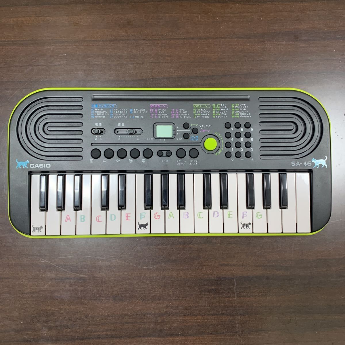 ☆動作確認済み☆ CASIO カシオ ミニ キーボード SA-46 ピアノ 
