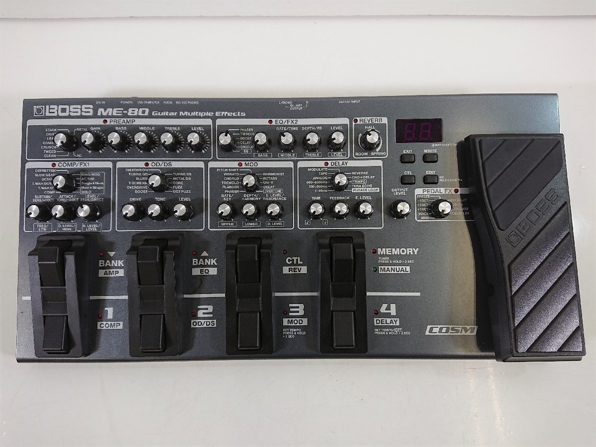 BOSS ボス ME-80 マルチエフェクター エフェクター 音響機器 機材 器材 