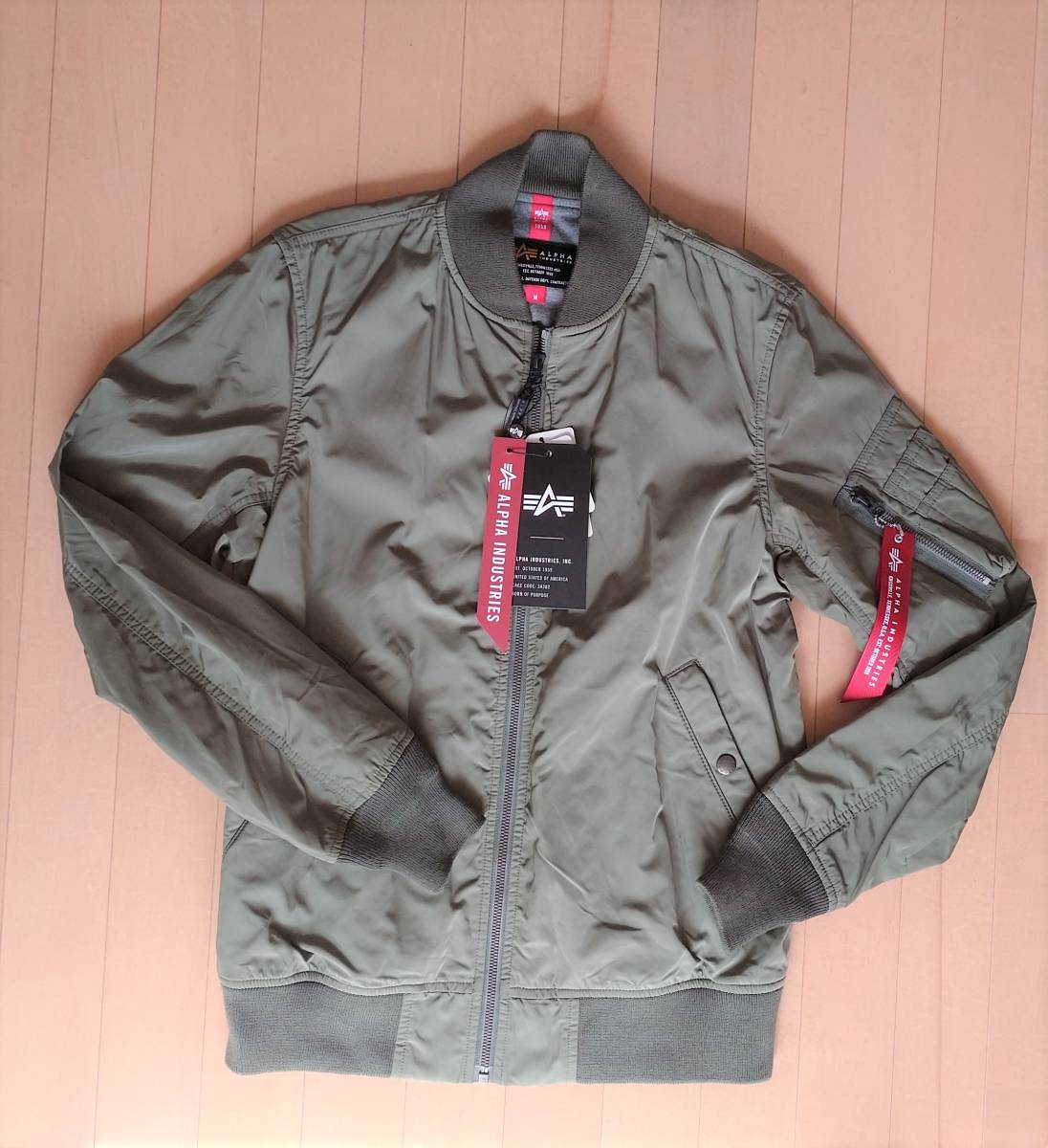 タグ付き新品☆ALPHA MA-1☆LIGHT フライトジャケット☆TA1340-8003 