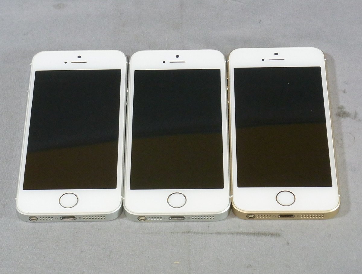 B32129 O-08032 docomo iPhoneSE MP842J/A / MP832J/A ×2 計3台セット