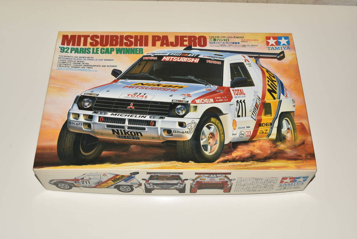 タミヤ 1／24 三菱パジェロ 1992パリダカ優勝車 プラスチックモデル 