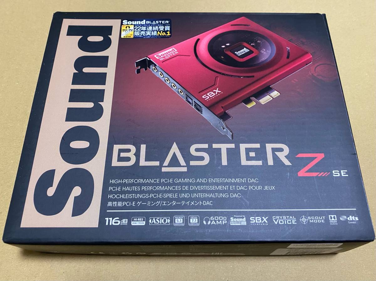 美品】Creative Sound Blaster Z SE