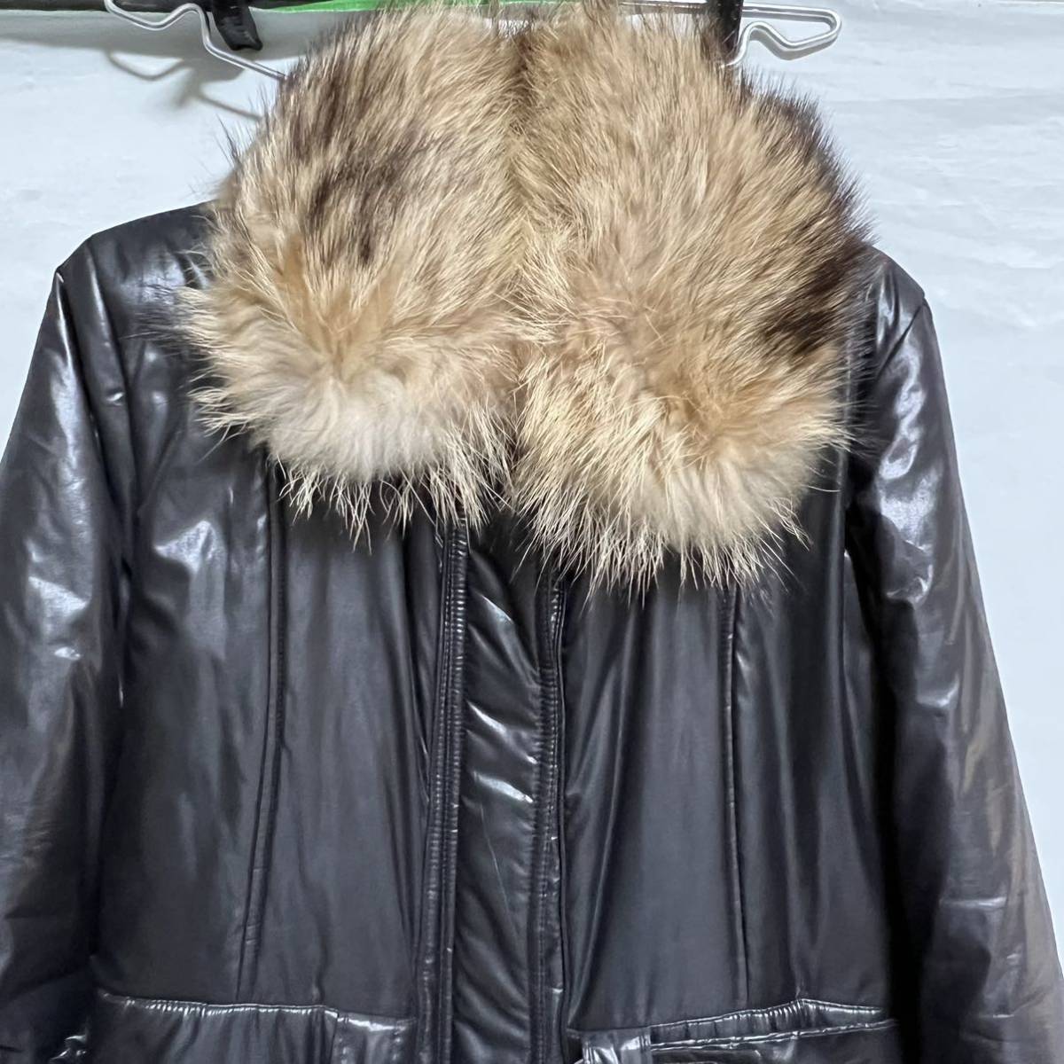 Chamois V シャミー ナイロン ロングコート 高品質 毛皮