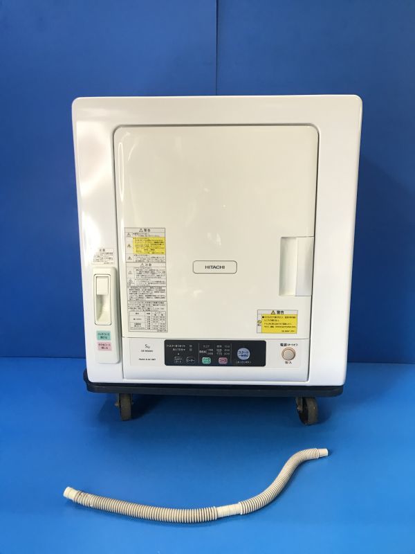 衣類乾燥機 ： 日立の家電品 6kg Yoquna DE-N60WV 洗濯機・衣類乾燥機
