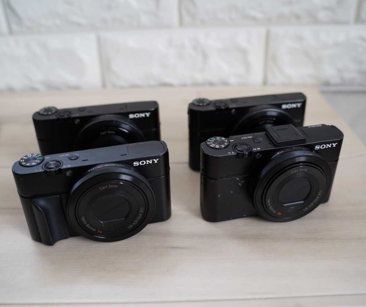 ジャンクセット DSC-RX100×3台 DSC-RX100M2 本体のみ 動作不能品 部品取り