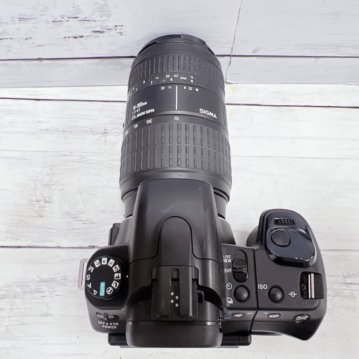 ソニー SONY α300 SIGMA 70-300mm 1:4-5.6 DL MACRO SanDisk 64MB 一眼レフ デジタルカメラ デジイチ 中古現状品【4493 70-300mm SONY DG OSS（ソニーEマウント） MAP 世界最小・最軽量の
