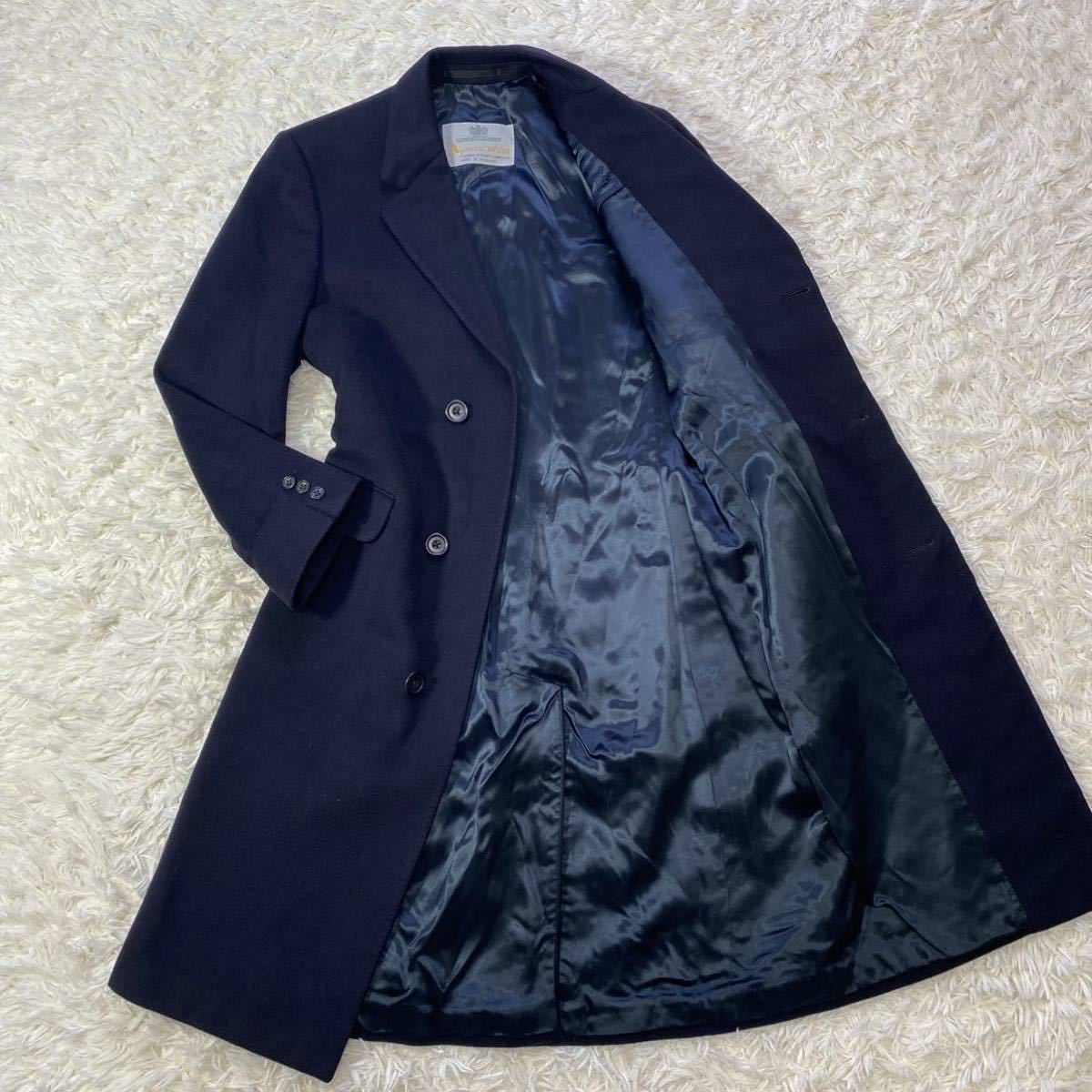 極美品 アクアスキュータム 【繊維の宝石】Aquascutum ロングコート 