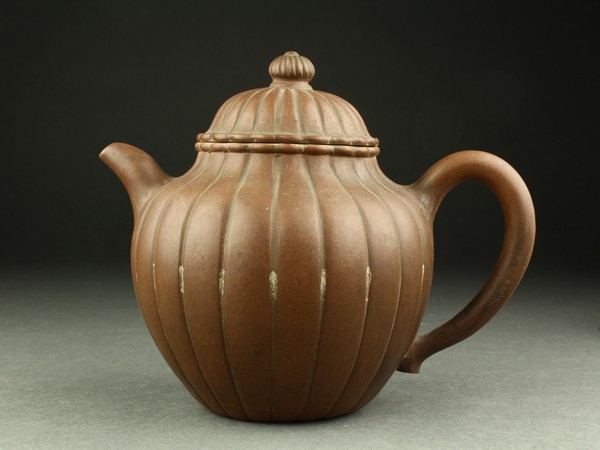 宇 KB210 唐物 阿古陀形 朱泥急須 煎茶道具(施釉陶)｜売買