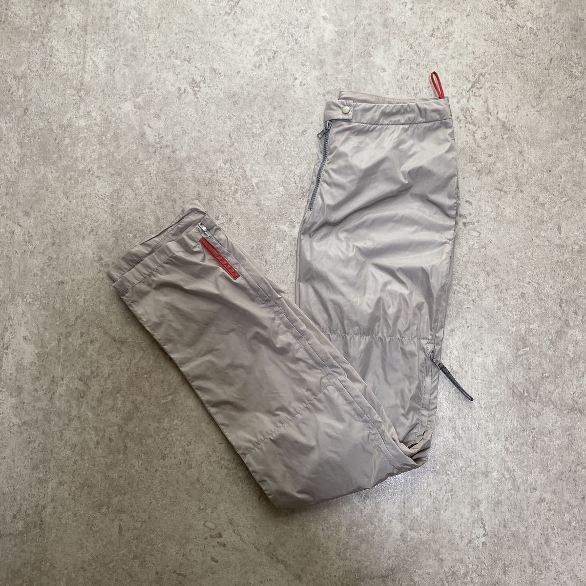 90s 00s archive vintage PRADA prada sport gimmick side zip nylon