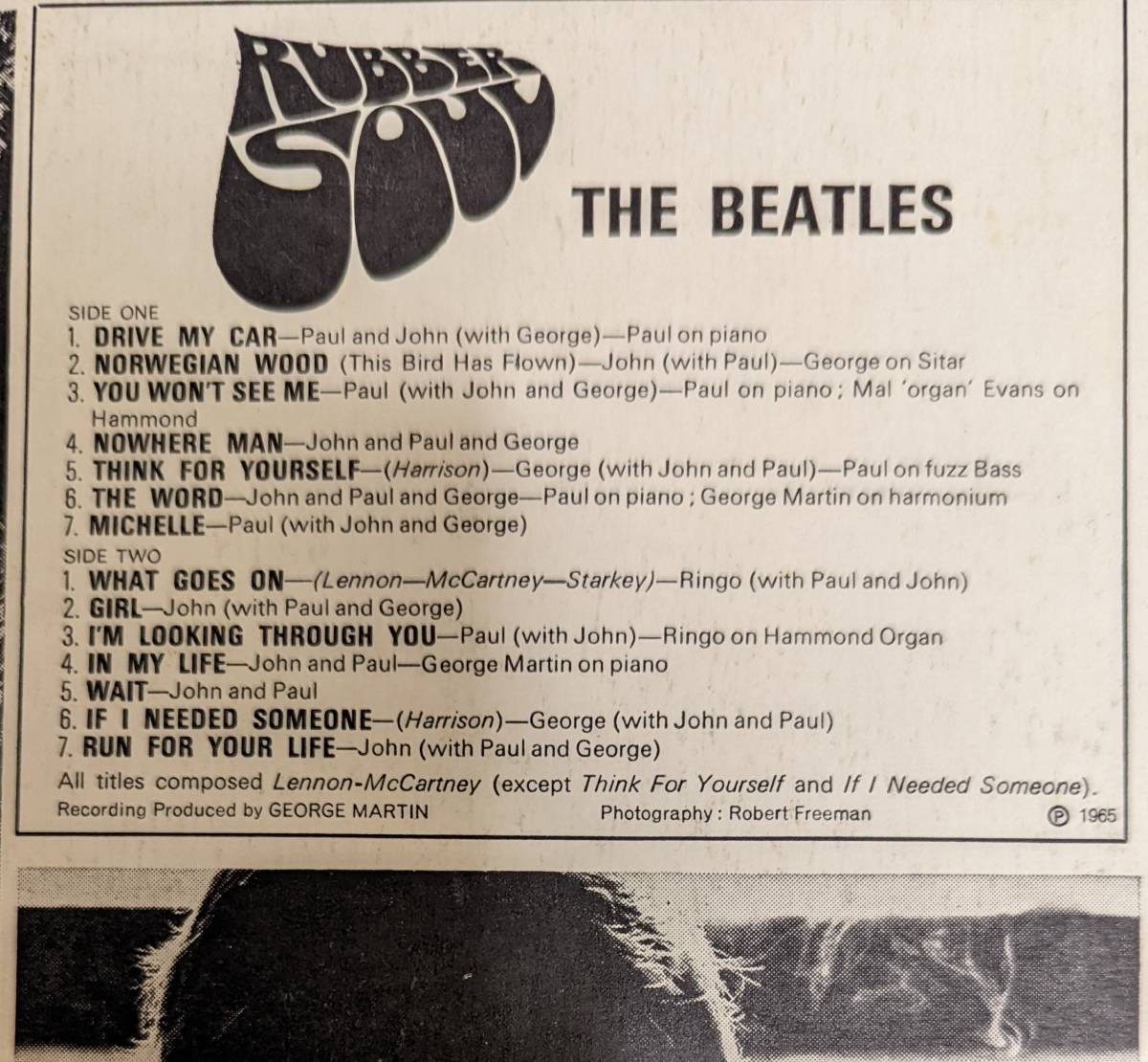 レア マト1/1 UKオリジナル ラウドカット The Beatles Rubber Soul レア マト1/1 UKオリジナル ラウドカット The Beatles Rubber Soul