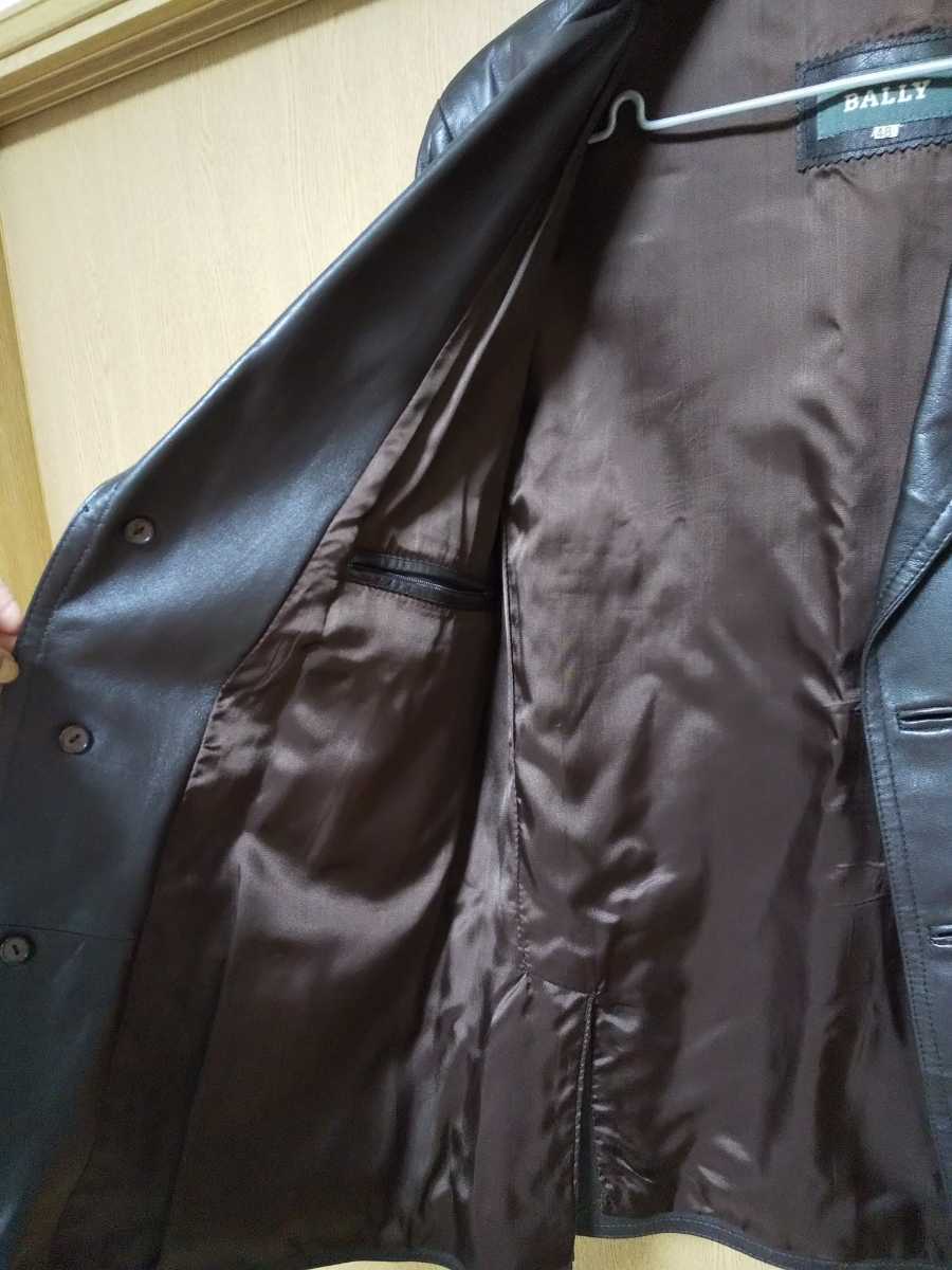 BALLY バリー リバーシブルレザージャケット ディアスキンレザー Bally 