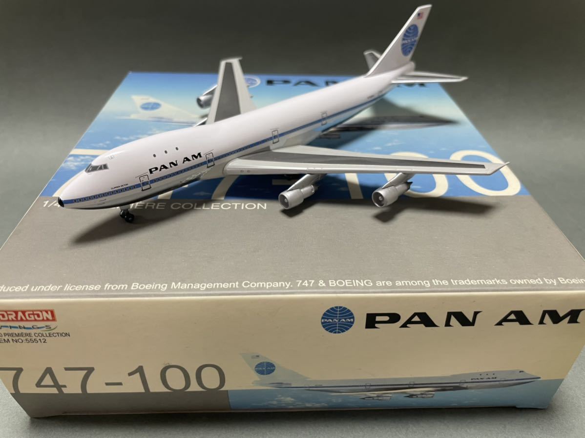 Boeing Pan Dragon 1:400 Am 747-100 N736PA Wings | Models 747-121