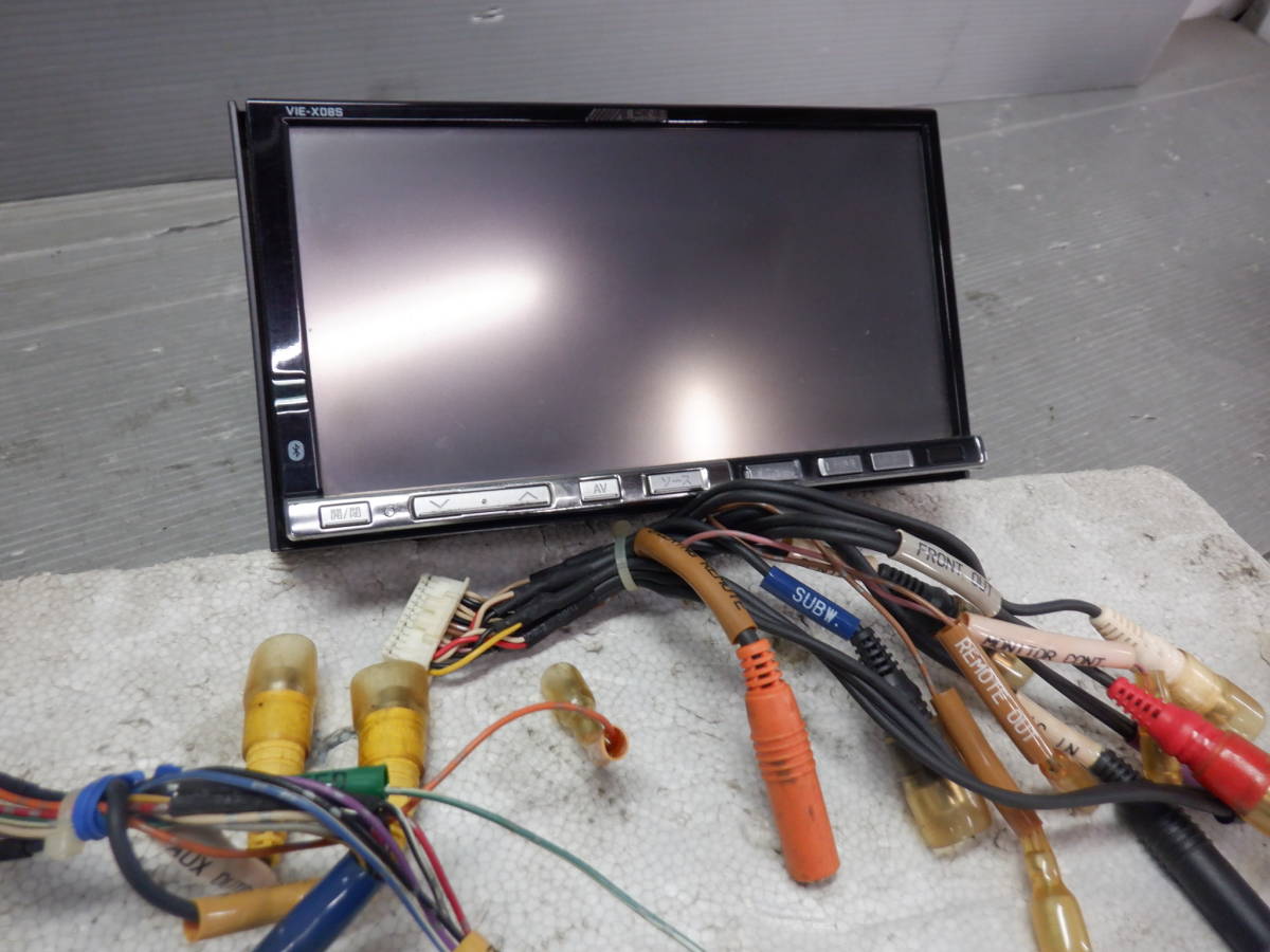 ALPINE VIE-X08S アルパイン HDDナビ ナビ HDD 即決 2DIN - ⁄LED 