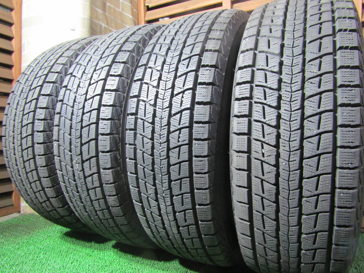 札幌発☆最落なし★溝有り!ダンロップ ウインターマックス SJ8 215/70R16 4本 売切り