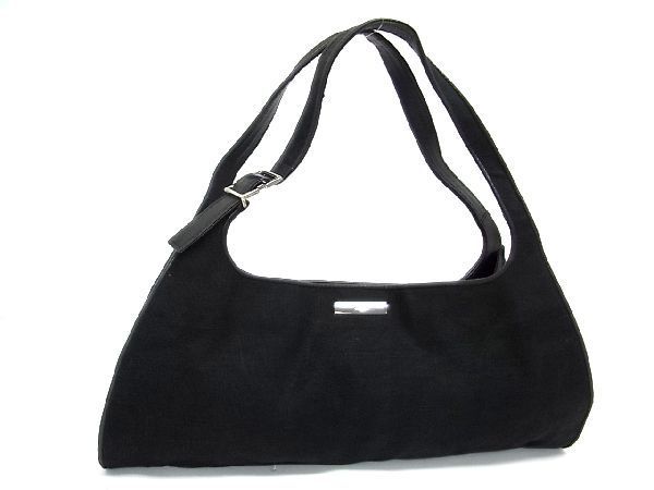 1円 GUCCI グッチ 001 4245 キャンバス×レザー ハンドバッグ トート