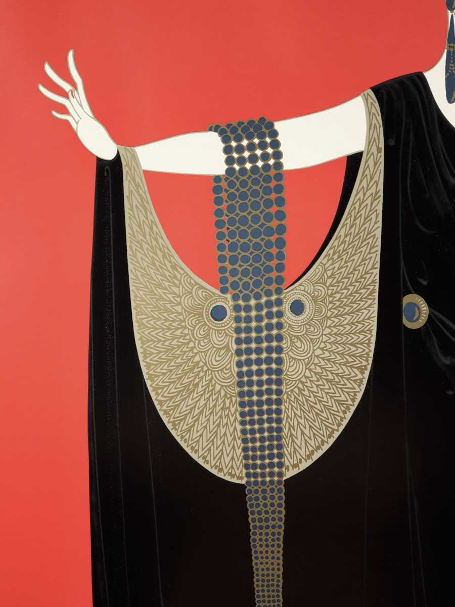 エルテ 大判リトポスター「グラマー 魅力」画寸 66cm×96cm ロシア出身 