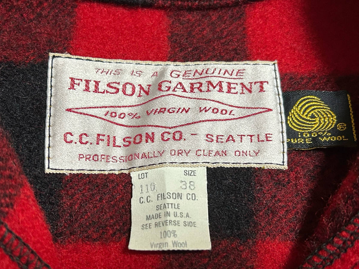 希少 ほぼデッドストック 美品【80s ビンテージ FILSON フィルソン
