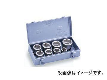 トネ/TONE 19.0mm（3/4”） インパクト用ソケットセット（メタルトレーケース仕様） 8点 品番：NV608S