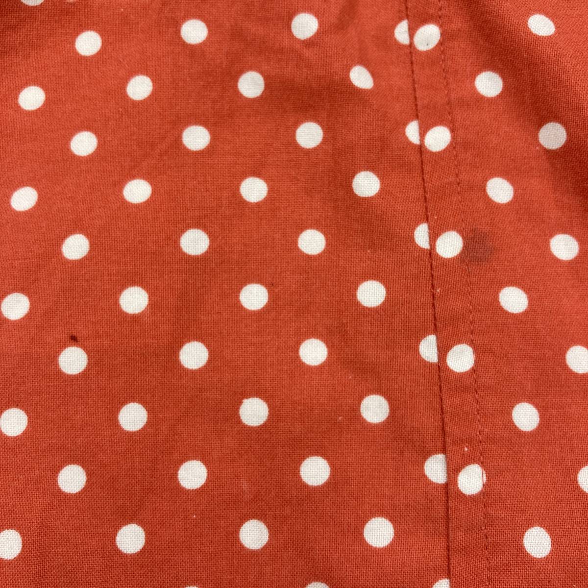 AD2005 コムコム COMME des GARCONS サルエルパンツ ドット レッド 赤