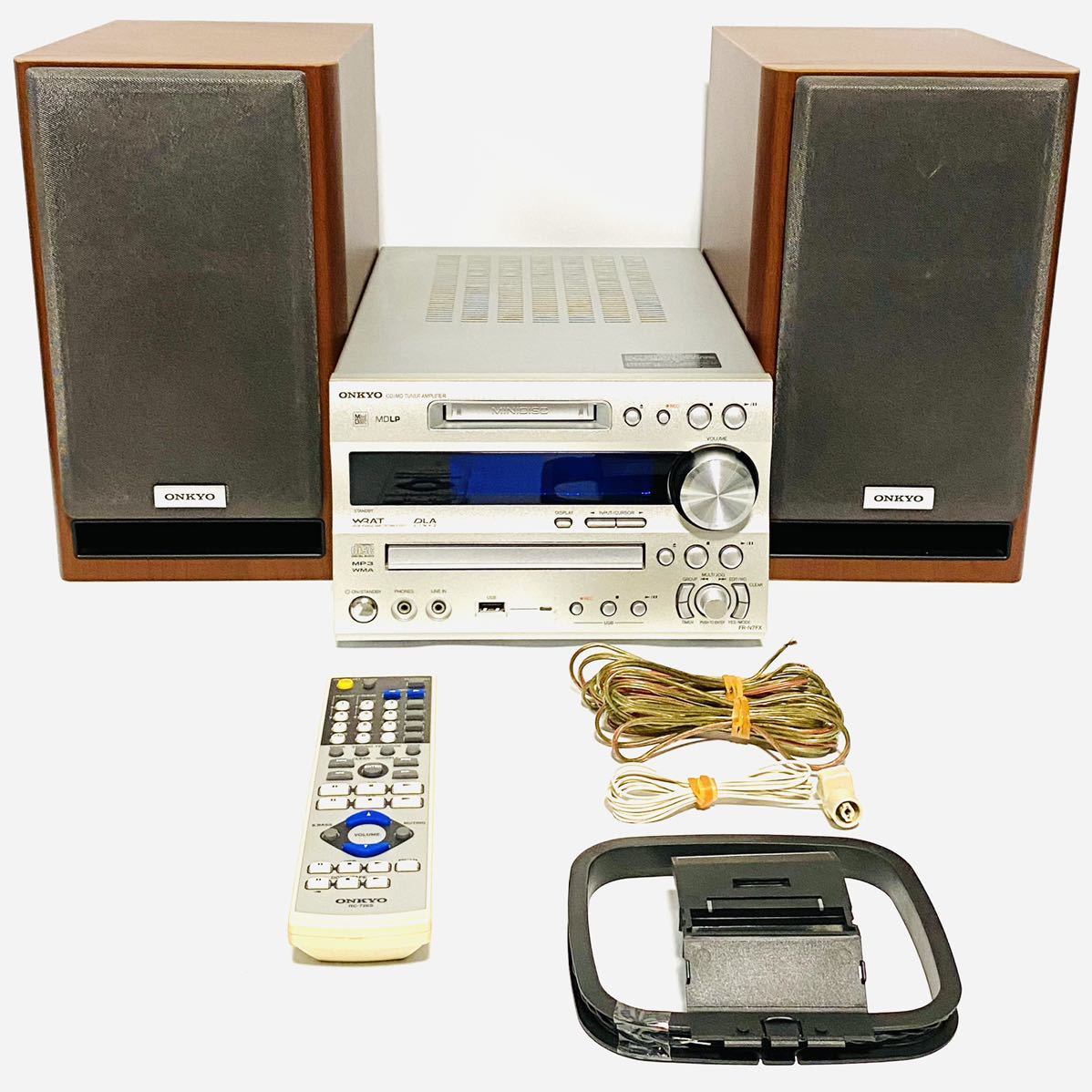 ☆ONKYO CD/MDチューナーアンプシステム X-N7NX(D)☆ジャンク M♢ONKYO
