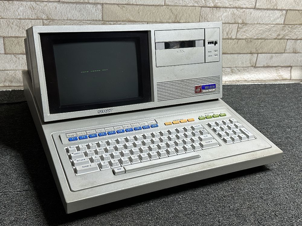 112 当時物 SHARP PERSONAL COMPUTER MZ-80B / シャープ 昭和レトロ