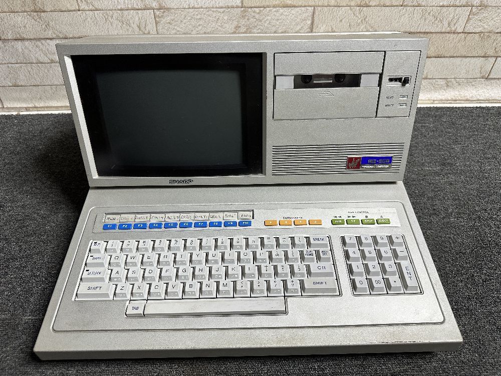 112 当時物 SHARP PERSONAL COMPUTER MZ-80B / シャープ 昭和レトロ