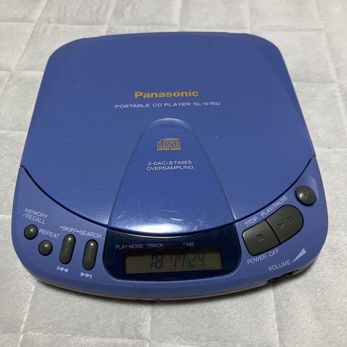 Panasonic ポータブルCDプレーヤー SL-S150 簡易動作 Panasonic 【公式