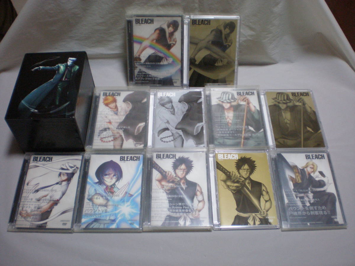 ☆BLEACH☆収納BOX入りDVD☆アニメ6作品☆死神代行篇／尸魂界・潜入篇 