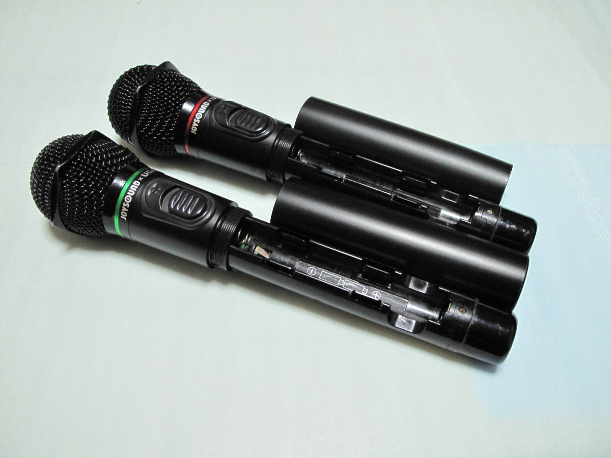 JOYSOUNDxUGA　WM-610　赤外線マイク　セット WM-610 JOYSOUND 赤外線ワイヤレスマイク JOYSOUND×UGA 動作品 ウガ